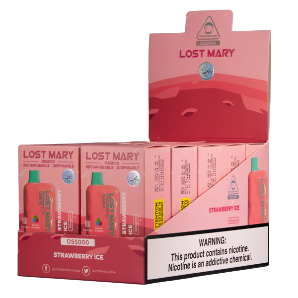 LOST MARY OS5000 STRAWBERRY ICE - Image 3