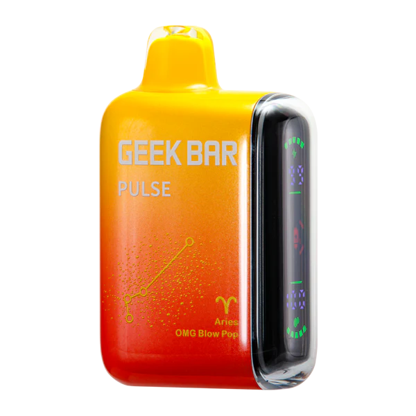 OMG B-Pop Geek Bar Pulse 15000 Puffs OMG Blow Pop Geek Bar Flavor Aries Geek Bar