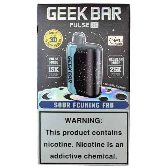 Geek Bar Pulse X Sour Fucking Fab: A Flavor Experience You Can’t Miss