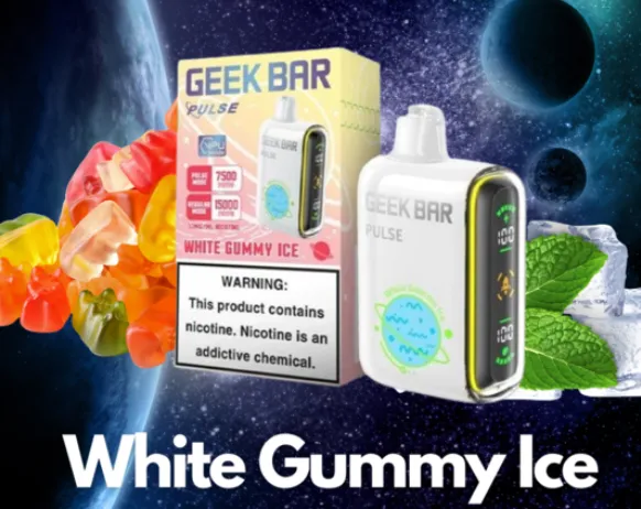Geek Bar White Gummy Ice Flavor — The Best Vaping Experience