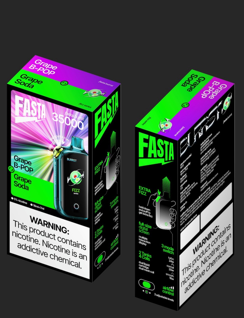Grape B-Pop FASTA Burrst 35000 - Image 2