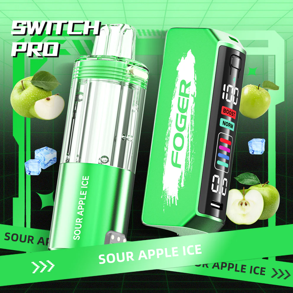 Sour Apple Ice Foger Switch Pro Kit 30K Puffs - Image 2