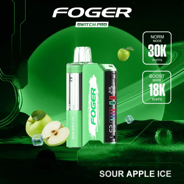 Sour Apple Ice Foger Switch Pro Kit 30K Puffs