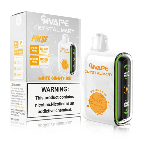 CRYSTAL MARY PULSE WHITE GUMMY ICE